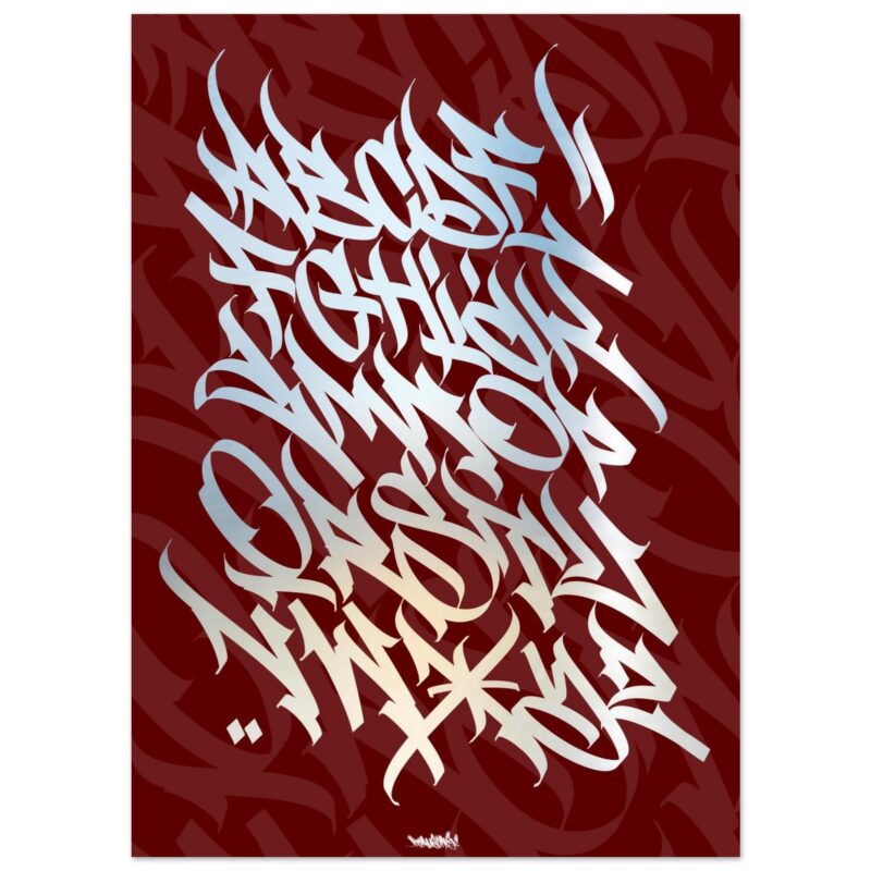 Premium Semi-Glossy Paper Poster 13x18 cm / 5x7″
